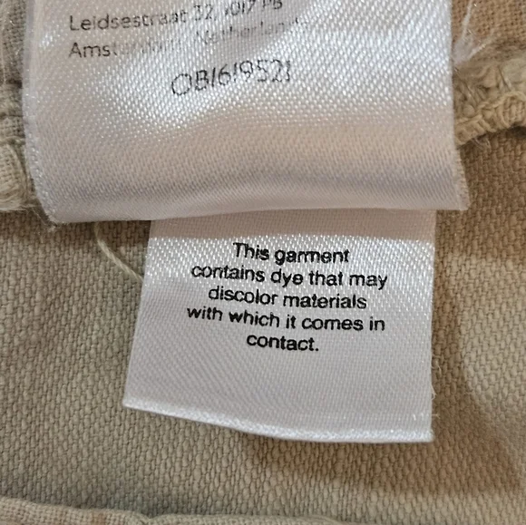 Free People Billie Chino Shorts Pleated Khaki Size 0 - Picture 5 of 9